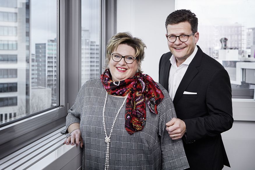 Carmen Dücker und Marcus Smola, Geschäftsführer der Hotelgruppe mit Sitz in Eschborn / Foto: BWH Hotel Group