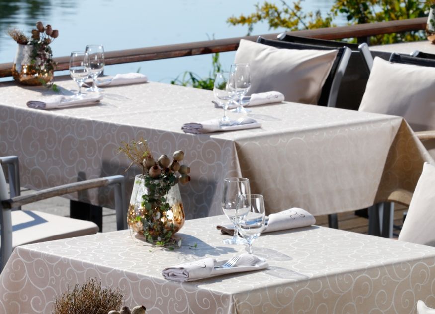 Outdoor Tischdecke Wetterfest – Viele Größen & Farben, 100% Polyester