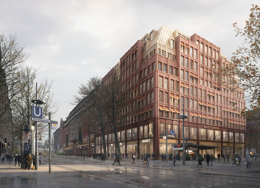 In einem klimaneutralen Bau entstehen mitten in Hamburg zwei neue Hotels von SV Hotel: Ein Hyatt Centric Boutique Hotel und ein Stay KooooK für Extended Stay. Die Eröffnung ist für 2025 geplant 